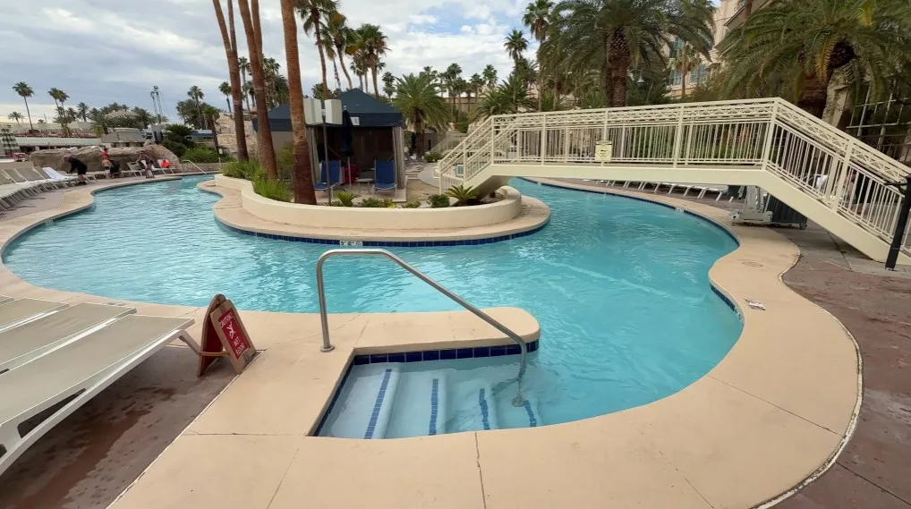 A bend in the lazy river.