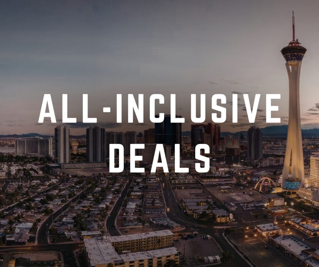 A feature image that says "All Inclusive Deals"