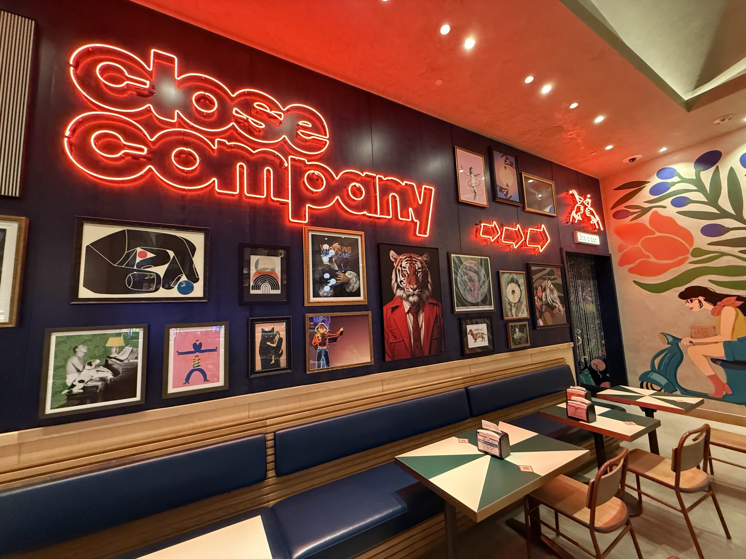 Exterior of Close Company in the food hall.