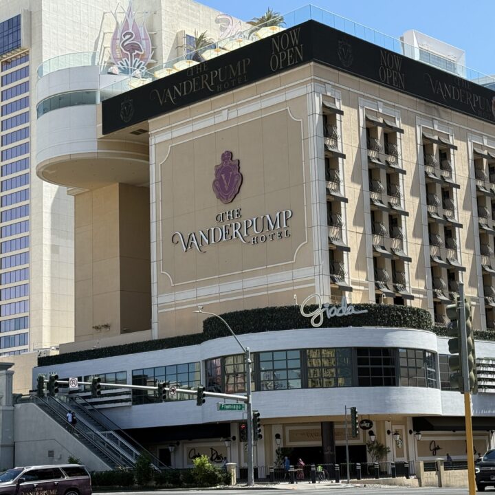 The Vanderpump Hotel Exterior Facade.