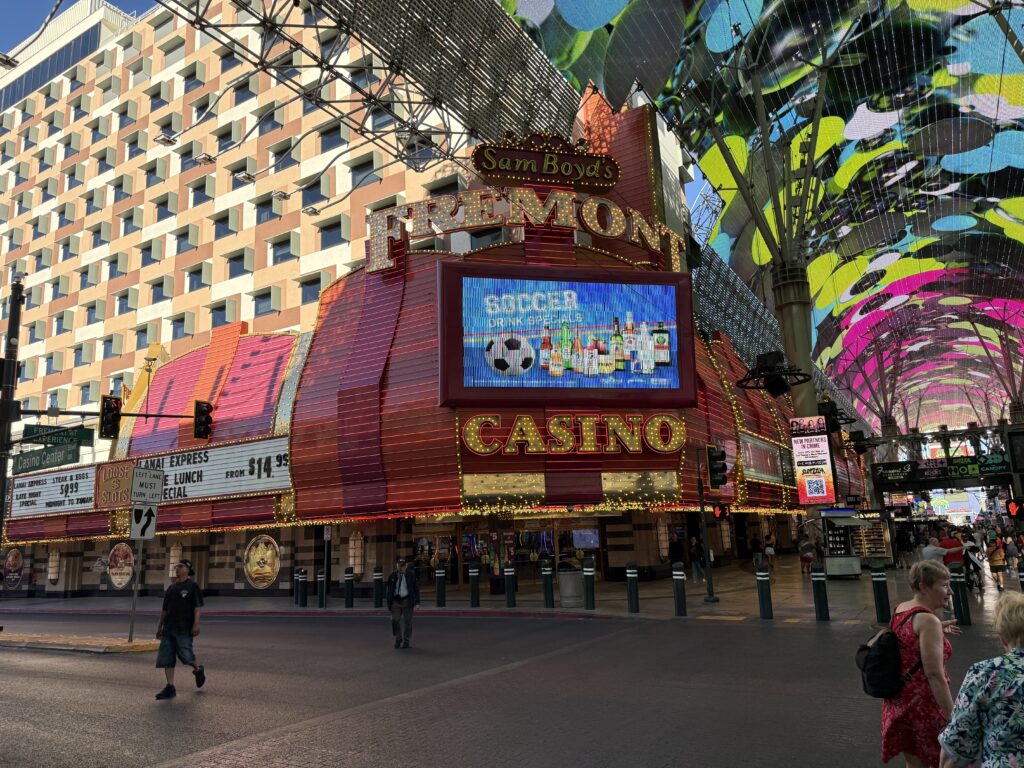 Exterior of Fremont Las Vegas. 