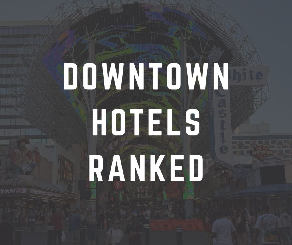 A feature image graphic that says "Downtown Hotels Ranked".
