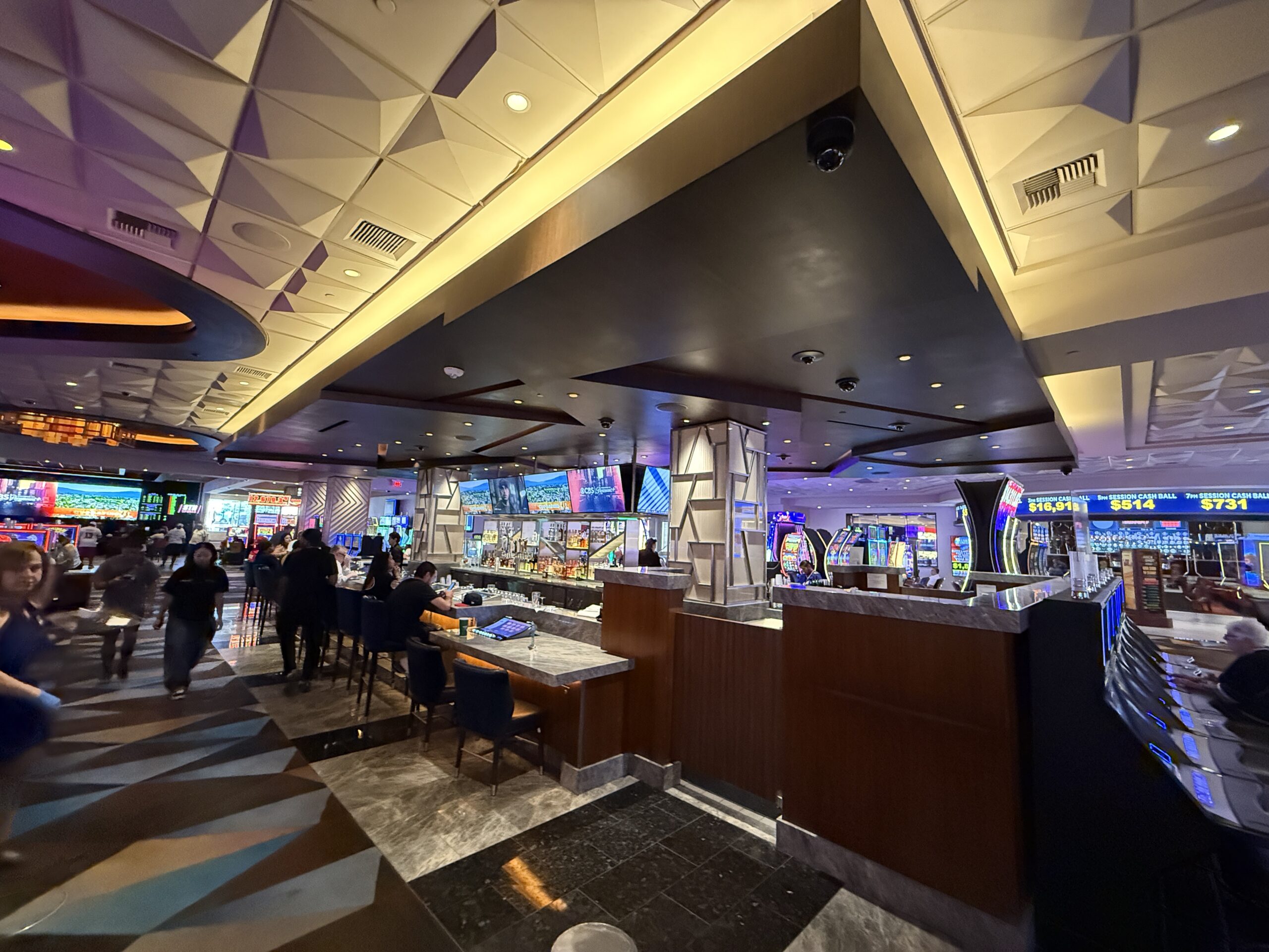 A casino bar at Palace Station.