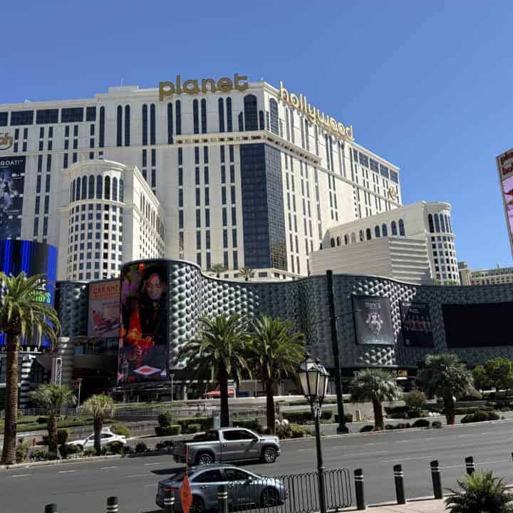 Exterior of Planet Hollywood Las Vegas.