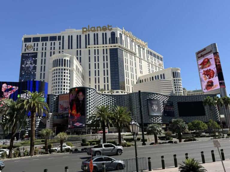 Exterior of Planet Hollywood Las Vegas.