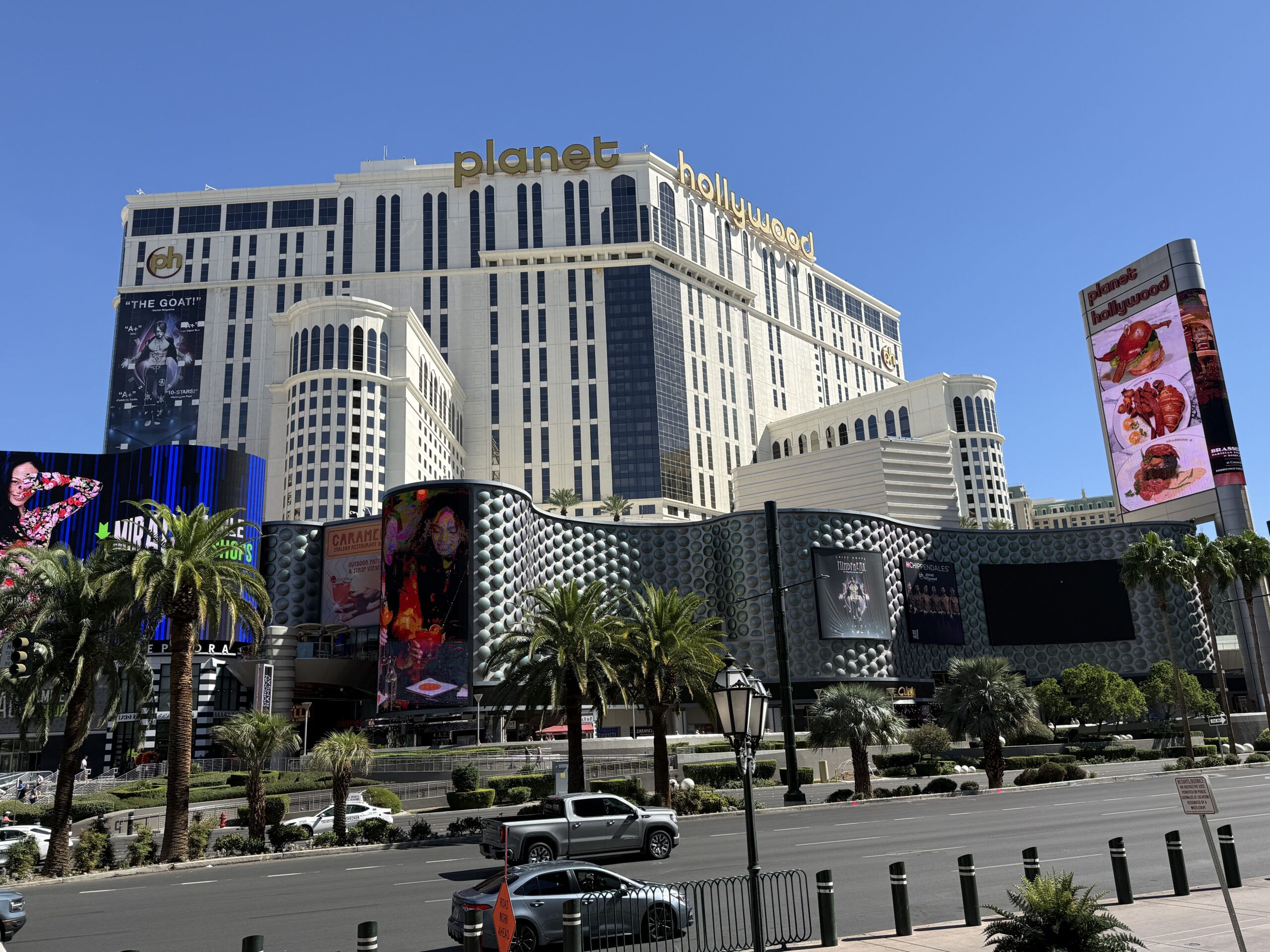 Exterior of Planet Hollywood Las Vegas.
