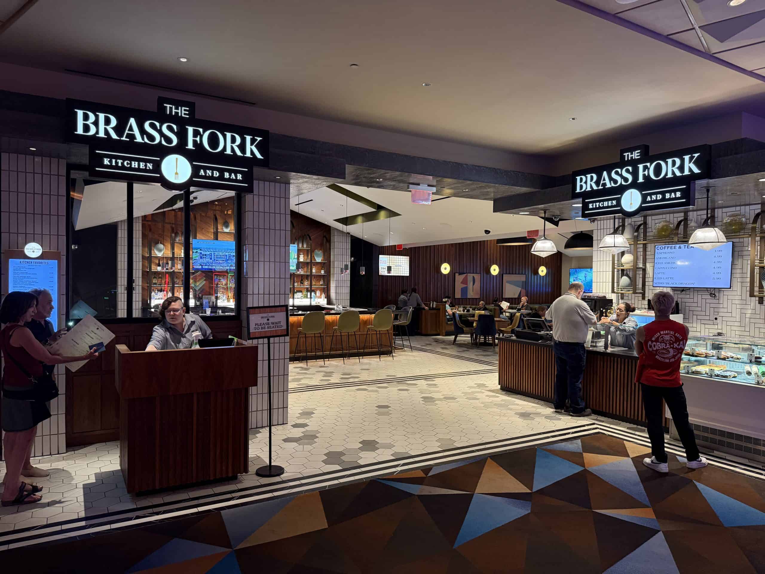 Exterior of The Brass Fork.